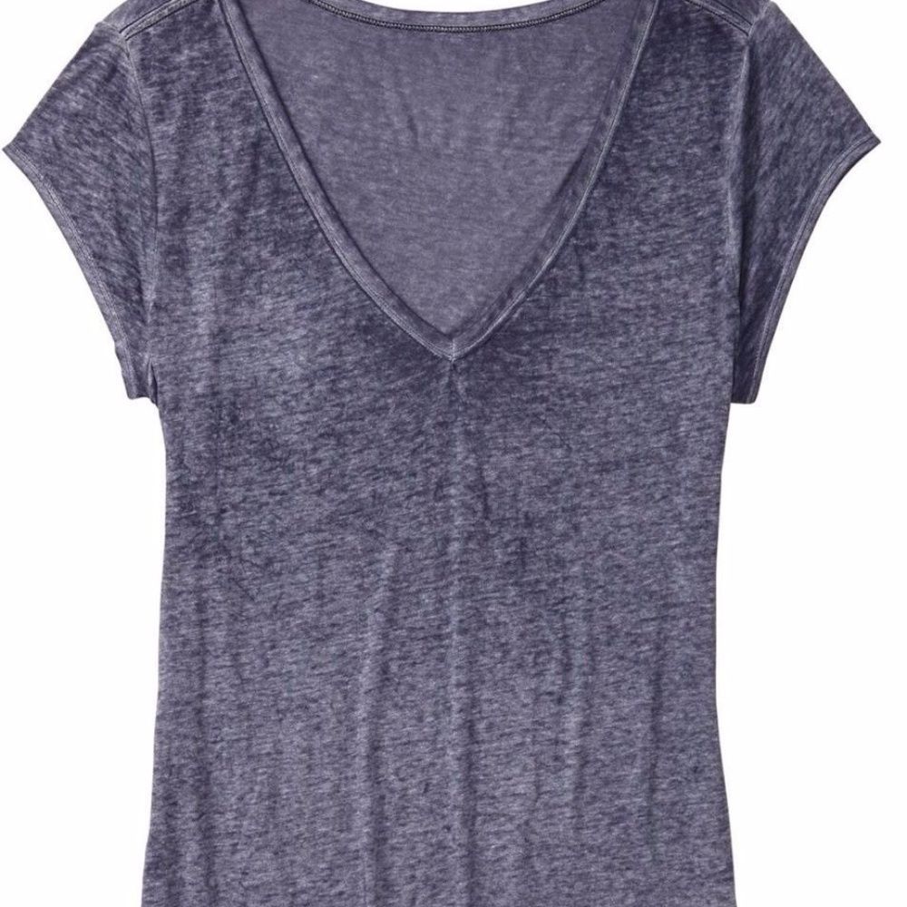 ATHLETA EASY V SUGAR WASH TEE TOP - Picture 2 of 5